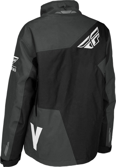 Fly Racing 2023 Women's SNX Pro Jacket (Black/Grey, XX-Large)