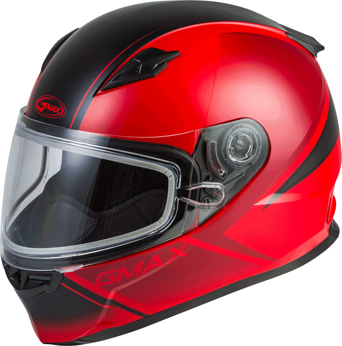 FF-49S Full-FACE Hail Snow Helmet Matte RED/Black XL