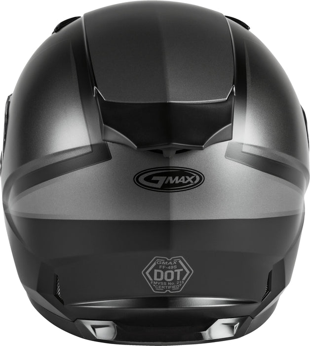 FF-49S Full-FACE Hail Snow Helmet Matte Black/Grey 2X