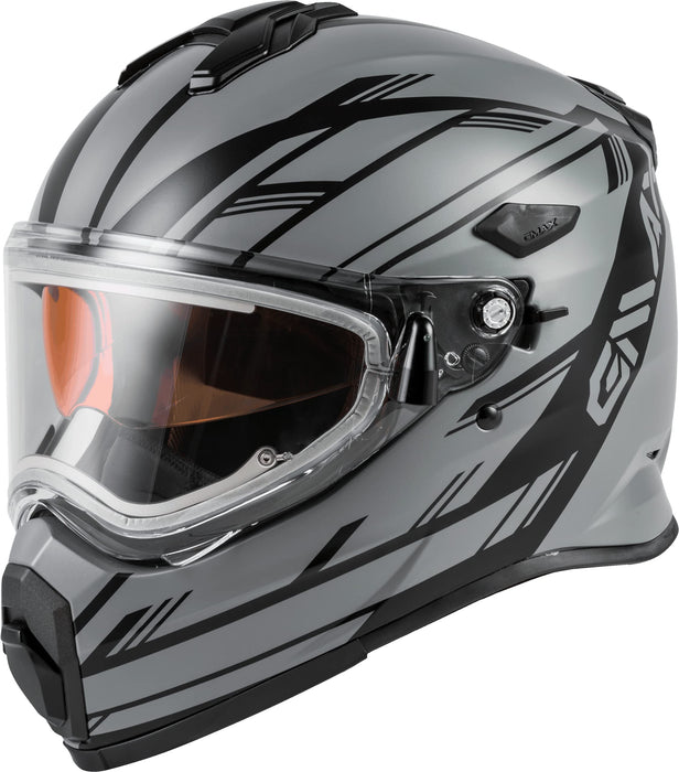 AT-21S Epic Snow Helmet W/ELEC Shield Matte Grey/Black SM