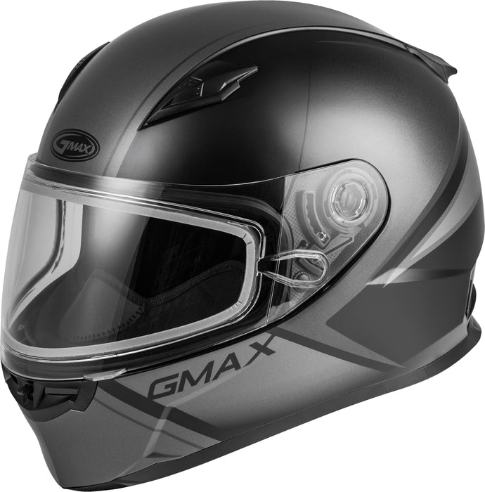 FF-49S Full-FACE Hail Snow Helmet Matte Black/Grey 3X