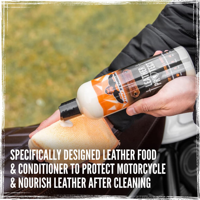 Tru-Tension | Motorcycle Leather Protect | Motorbike Leather Nourishing Care Spray | Fast Working | Motorcycle Tools & Accessories