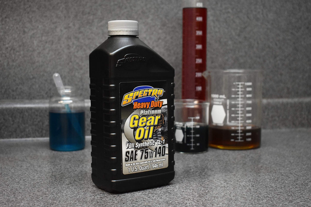 Spectro Performance Oils R.HDPGO Heavy Duty Platinum Gear Oil (75w140 Gl-1, 1 Quart)