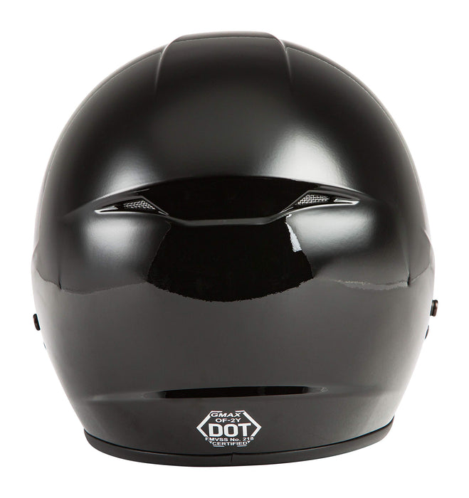 GMAX OF-2 Open-Face Helmet (Black, Medium)