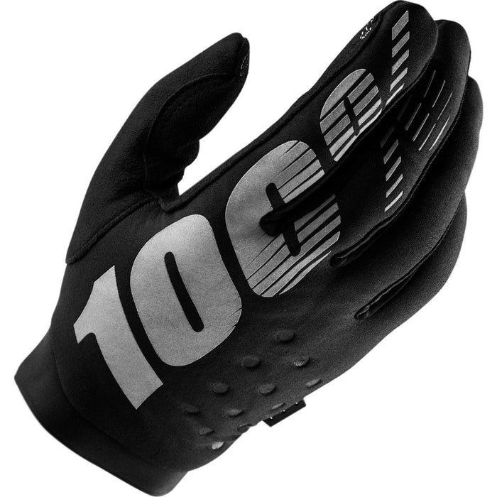 100% Brisker Gloves Black Sm 10003-00000