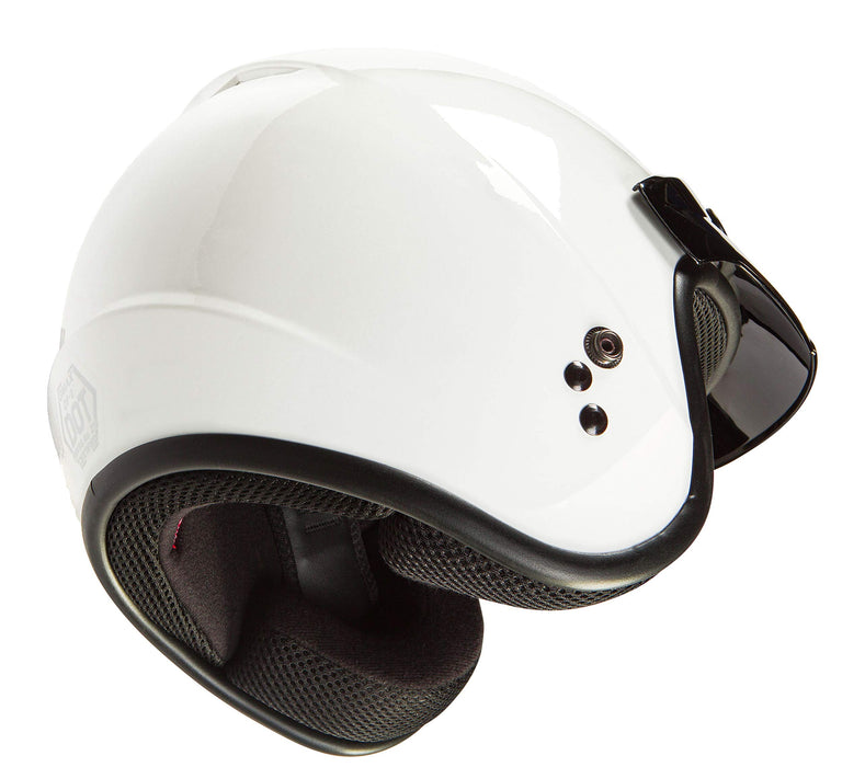 GMAX OF-2 Open-Face Helmet (White, Medium)