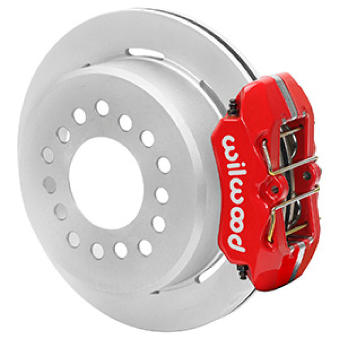 Wilwood Ford Explorer 8.8in Rear Axle Dynapro Disc Brake Kit 11in Rotor -Red Caliper 140-16406-R