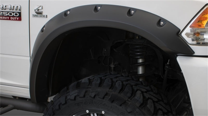 Bushwacker 10-18 Compatible with Dodge Ram 2500 Max Pocket Style Flares 4pc 76.3/98.3in Bed Black 50921-02