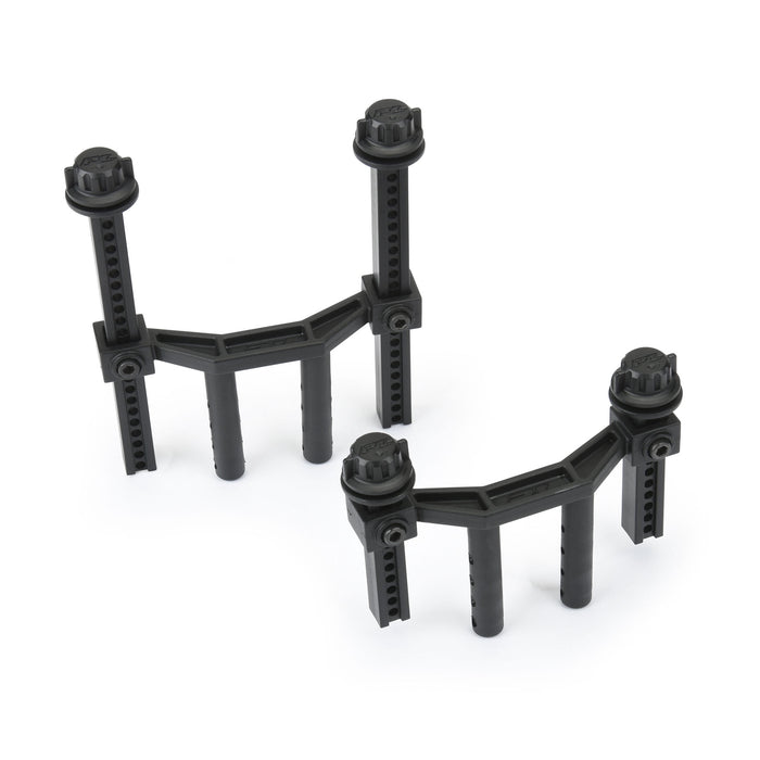 Pro-Line Racing 1/10 Extended Front/Rear Body Mounts: Granite 4X4 And Others, Pro637500 PRO637500