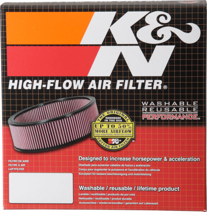 K&N X-Stream Top Filter Red Size 9in 5.125in Neck Flange / 2.75in Height 66-3150