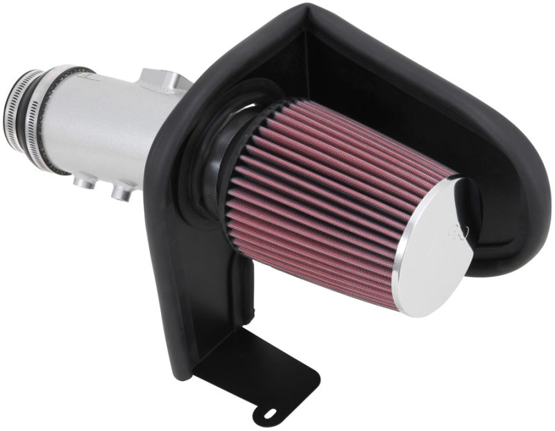 K&N 13-14 Honda Accord 3.5L V6 69 Series Typhoon Air Intake System Silver Cold Air Intake Kit 69-1212TS