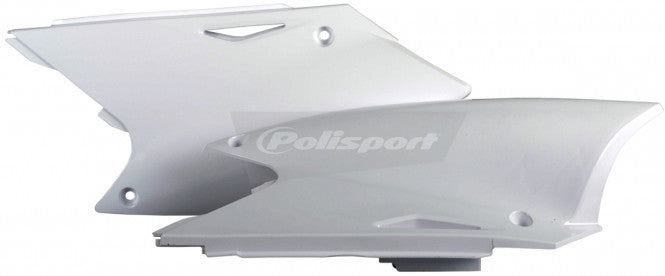 Polisport Side Panel Set (White) for 04-05 Kawasaki KX250F