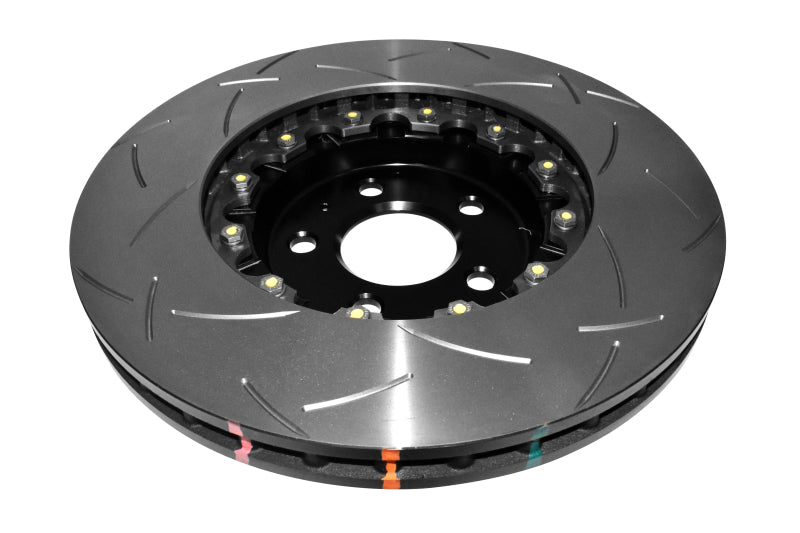 DBA Porsche 911 99-04 Turbo/C4S(996)/04-10 C2S/C4S(997) 5000 Series Front Slotted Rotor Assembled w/ 52386BLKS