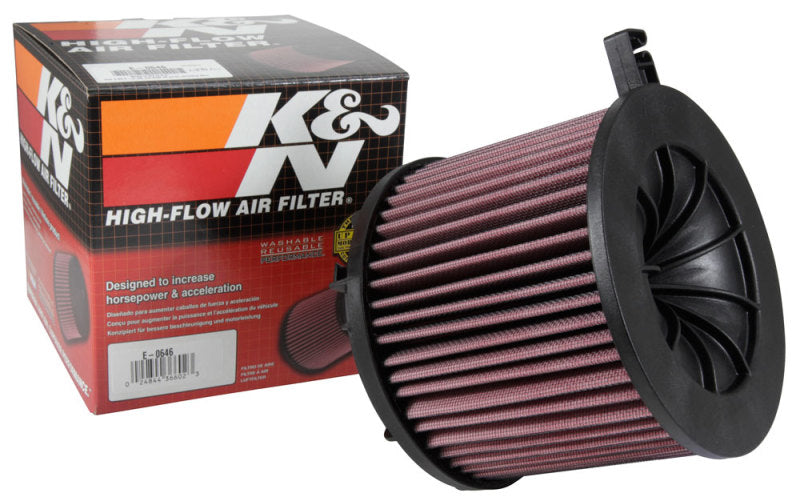 K&N 15-18 Audi A4 L4-1.4L 18-20 A5/RS5 2021 Q5 F/I Drop In Replacement Air Filter E-0646