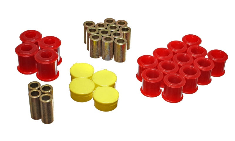 Energy Suspension 89-94 Compatible with Nissan 240SX (S13) Red Rear Control Arm Bushing Set 7.3115R