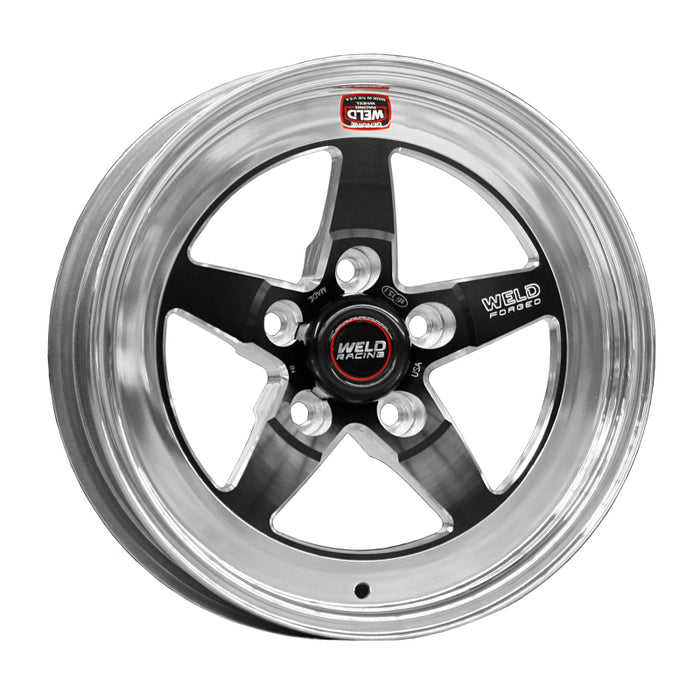 Weld S71 15x11.33 / 5x4.75 BP / 6.5in. BS Black Wheel (Medium Pad) Non-Beadlock 71MB-511B65A