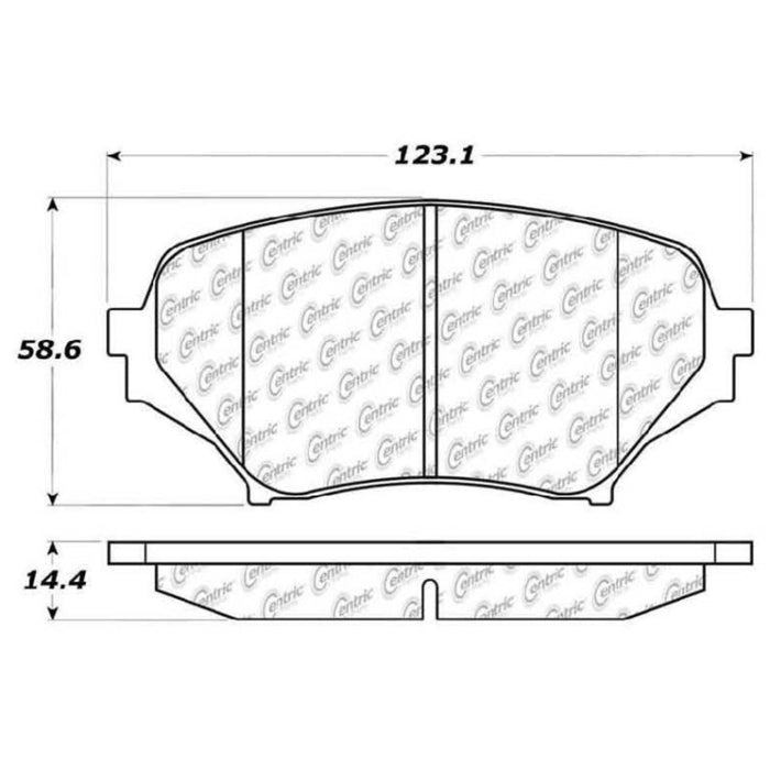 Stoptech St Street Brake Pads 308.1179