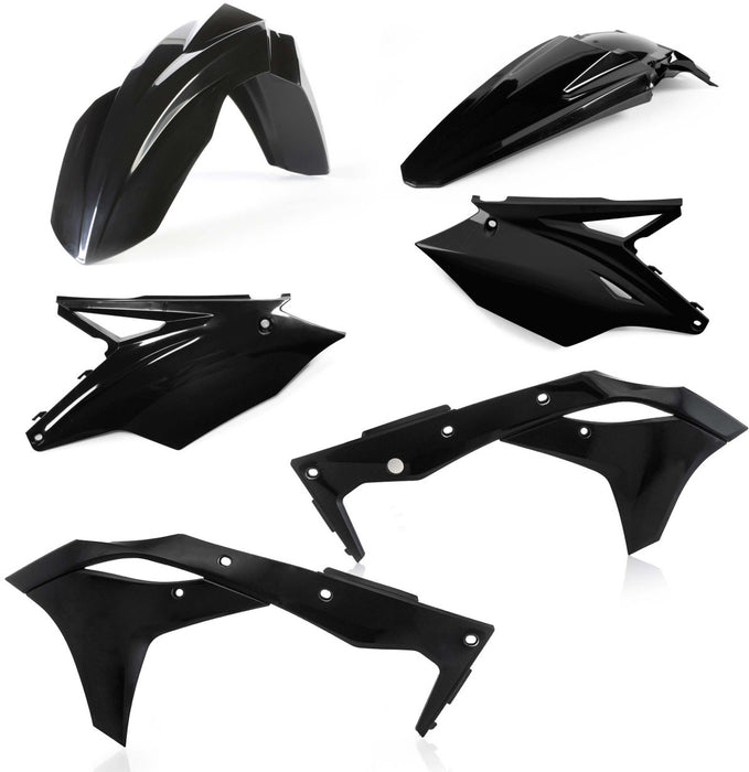 Acerbis Plastic Kit (BLACK) For 19-20 KAWASAKI KX250