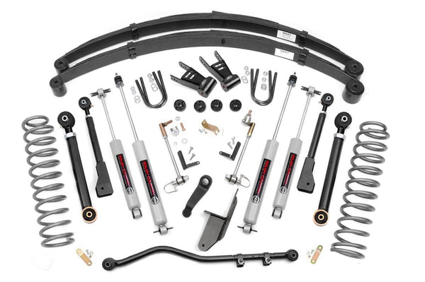 Rough Country 6.5 Inch Lift Kit X-Series compatible with Jeep Cherokee Xj 2Wd/4Wd (1984-2001) 69620