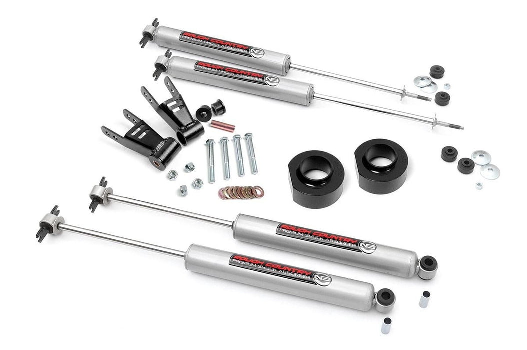 Rough Country 1.5 Inch Lift Kit compatible with Jeep Cherokee Xj 2Wd/4Wd (1984-2001) 68030