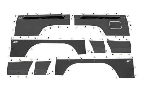 Rough Country Full Body Armor Fr & Rr Combo Fits Jeep Cherokee Xj 2WD/4WD (84-96) 10580