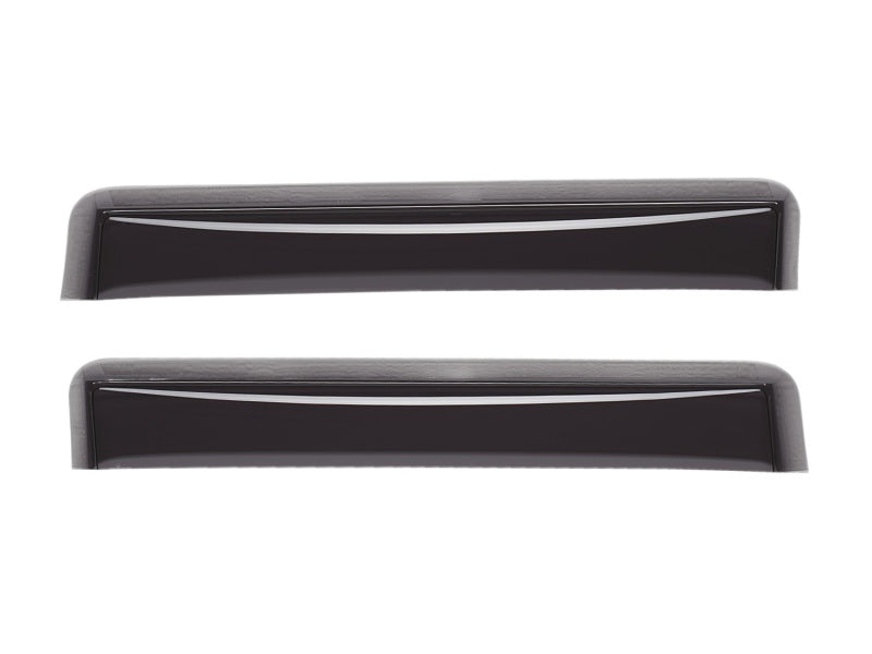 WeatherTech 04+ Compatible with Nissan Frontier Crew Cab Rear Side Window Deflectors Dark Smoke 83367