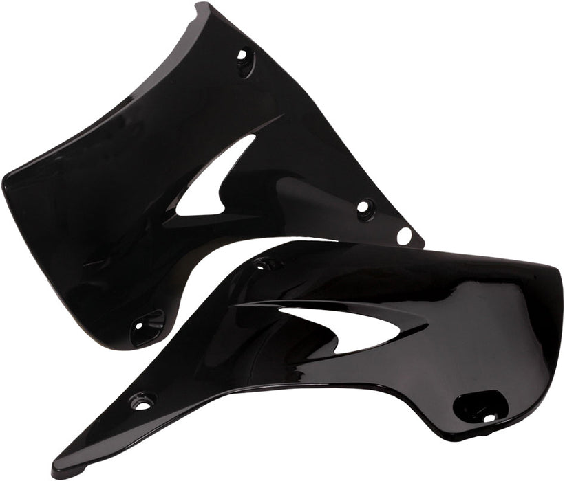 Acerbis Radiator Shroud Set (Black) for 03-07 Kawasaki KX250