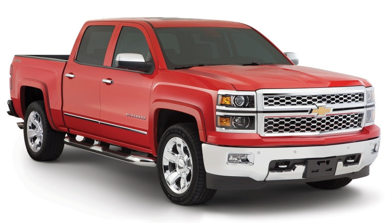 Bushwacker 15-18 Chevy Silverado 2500 HD Fleetside OE Style Flares 4pc 78.8/97.8in Bed Black 40956-02