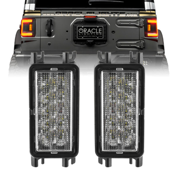 Oracle 2018+ compatible with Jeep Wrangler JL Dual Function Reverse LED Flush Taillight Amber/White SEE WARRANTY 5915-JL-023