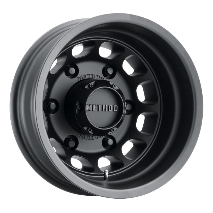 Method MR901 REAR 16x5.5 -138mm Offset 6x205 161.04mm CB Matte Black Wheel MR901655925138N