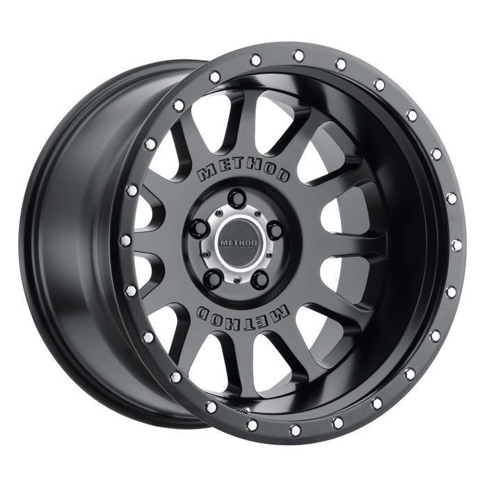 Method MR605 NV 20x9 -12mm Offset 5x5 71.5mm CB Matte Black Wheel MR60529050512N