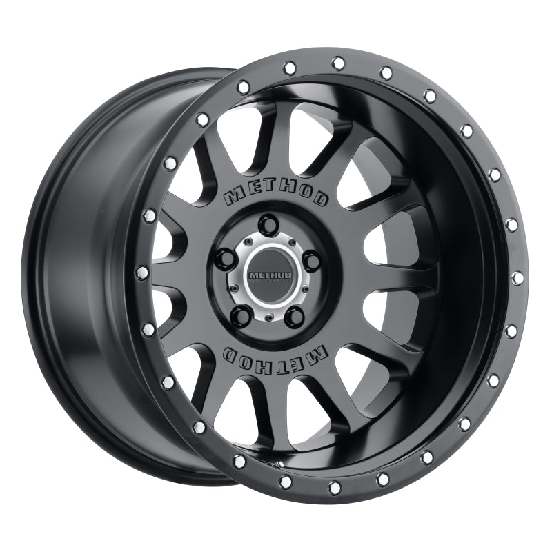 Method MR605 NV 20x10 -24mm Offset 5x5 71.5mm CB Matte Black Wheel MR60521050524N