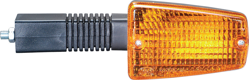 K&S DOT Compliant Black Turn Signal w/Amber Lens (25-3105)