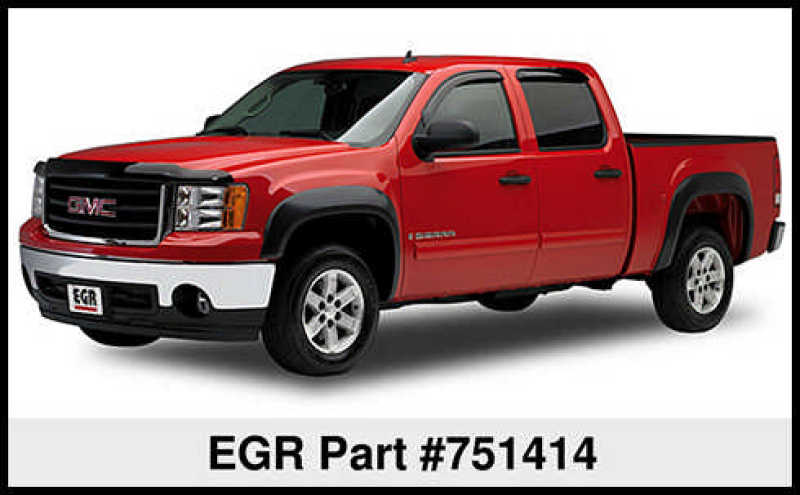 EGR 07-13 GMC Sierra LD 5.8ft Bed Rugged Look Fender Flares Set (751414) 751414