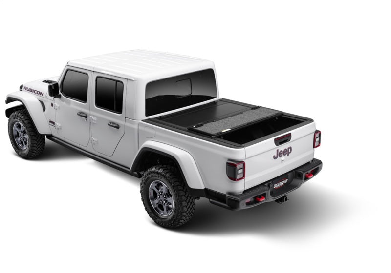 UnderCover 2020 compatible with Jeep Gladiator 5ft Ultra Flex Bed Cover Matte Black Finish UX32010