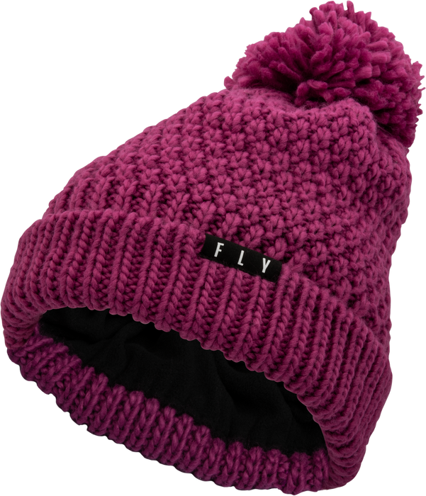 Fly Racing 351-0005 Women's Fly Anna Pom Beanie Burgundy