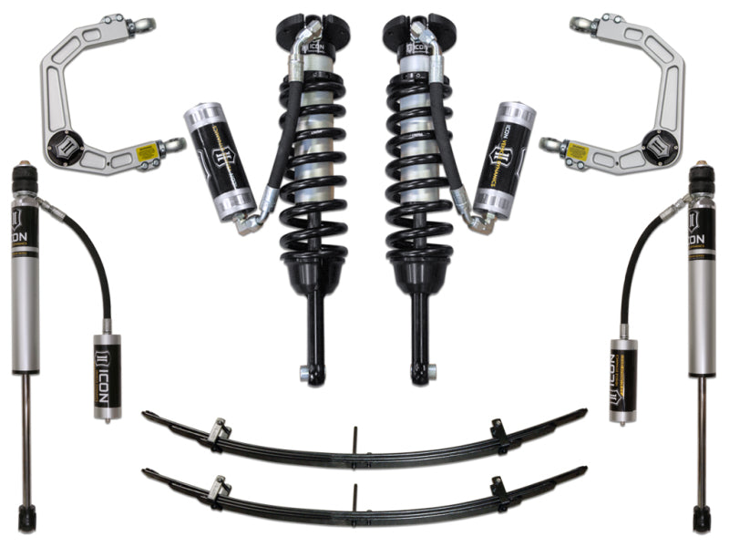 ICON 05-15 Toyota Tacoma 0-3.5in/2016+ Toyota Tacoma 0-2.75in Stg 4 Suspension System w/Billet Uca K53004