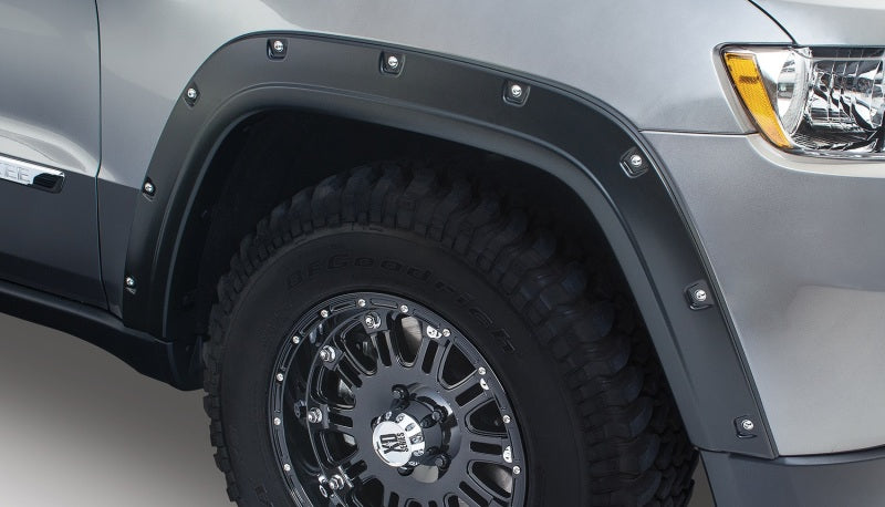 Bushwacker 11-18 compatible with Jeep Grand Cherokee Pocket Style Flares 2pc Does Not Fit SRT8 Black 10075-02