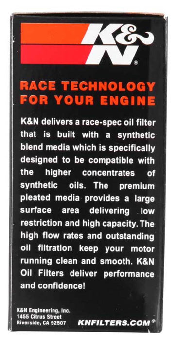 K&N Motorcycle Oil Filter: High Performance, Premium, Designed to be used with Synthetic or Conventional Oils: Fits Select KTM, Husqvarna Vehicles, KN-155