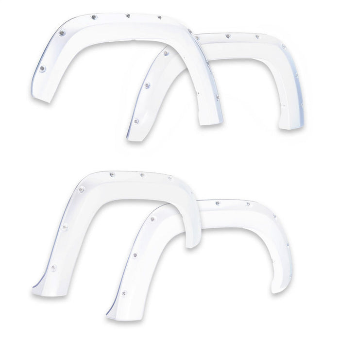 EGR 2017 Ford Super Duty Bolt-On Look Color Match Fender Flares Set Oxford White 793914-Z1