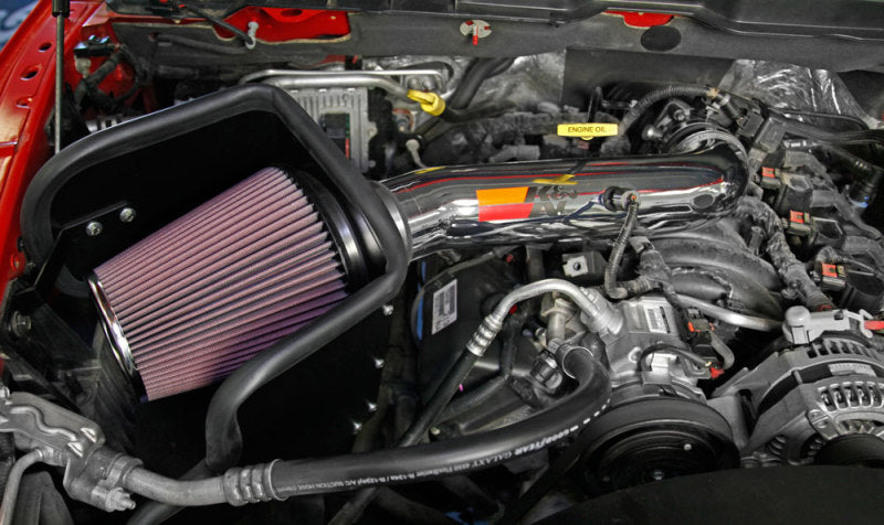 K&N 2013 Compatible with Dodge Ram 1500 V8-4.7L High Flow Performance Air Intake Kit 77-1571KP