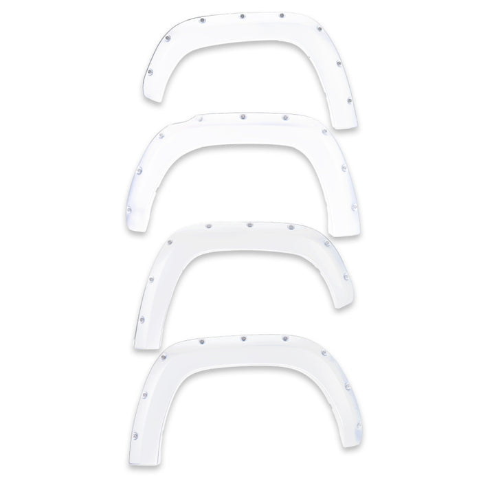 EGR 2017 Ford Super Duty Bolt-On Look Color Match Fender Flares Set Oxford White 793914-Z1