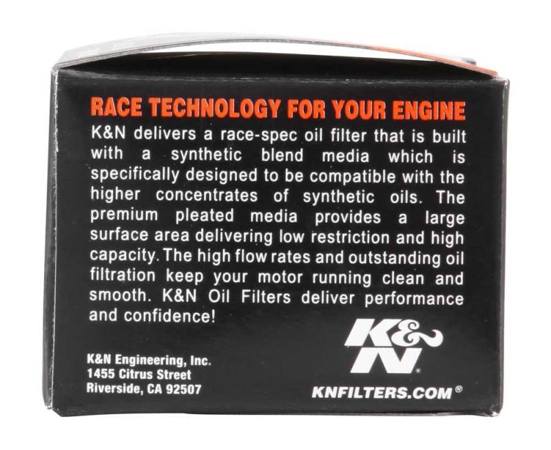 K&N Motorcycle Oil Filter: High Performance, Premium, Designed to be used with Synthetic or Conventional Oils: Fits Select Honda ATV Models, KN-113