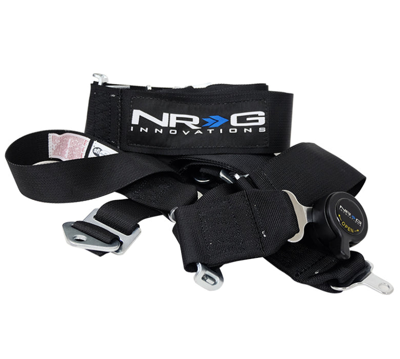 NRG SFI 16.1 5PT 3in. Seat Belt Harness / Cam Lock Black SBH-RS5PCBK