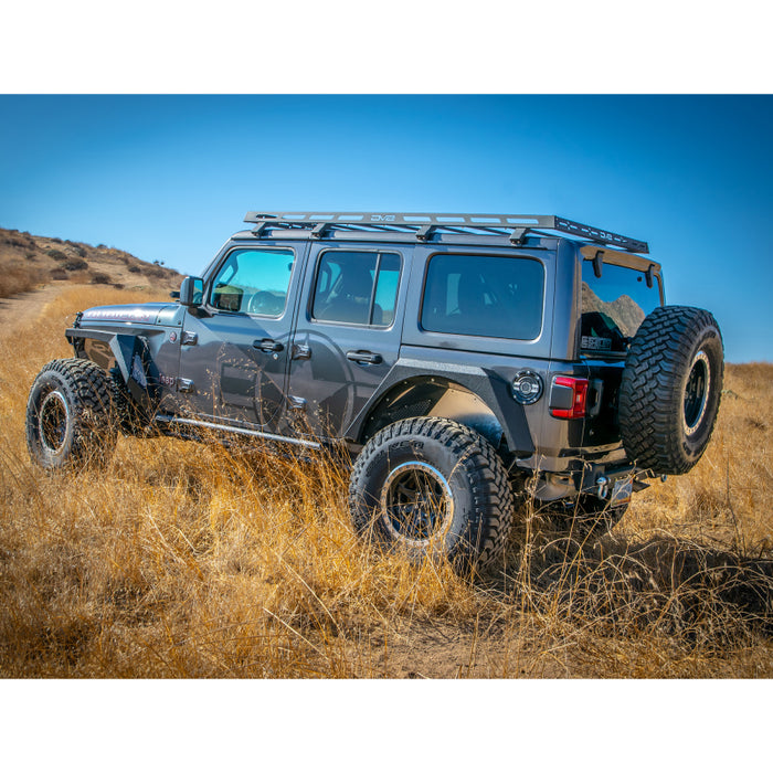 DV8 Offroad 18-21 compatible with Jeep Wrangler JL 4-Door Roof Rack RRJL-01