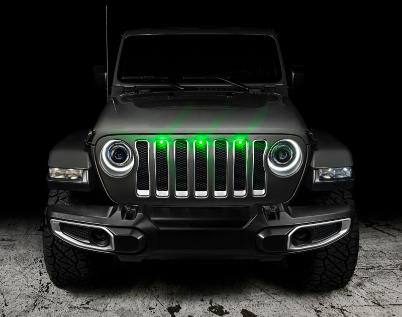 Oracle Pre-Runner Style LED Grille Kit compatible with Jeep Gladiator JT Green SEE WARRANTY 5871-004