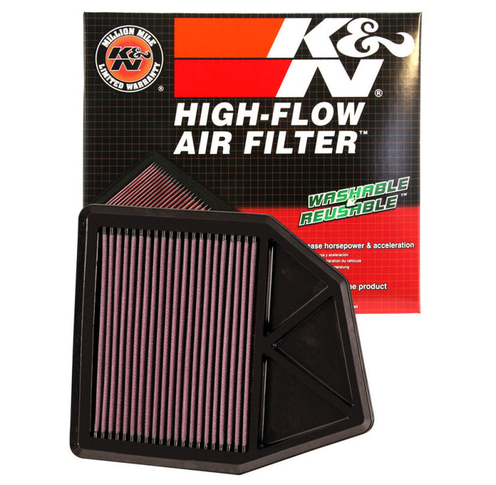 K&N 08 Honda Accord 2.4L-L4 Drop In Air Filter 33-2402