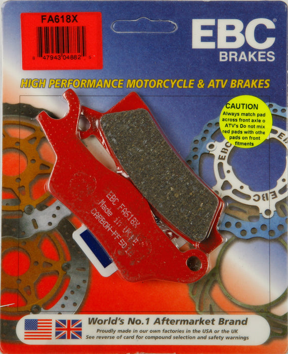 EBC Brakes FA618X Carbon X Series Disc Brake Pad