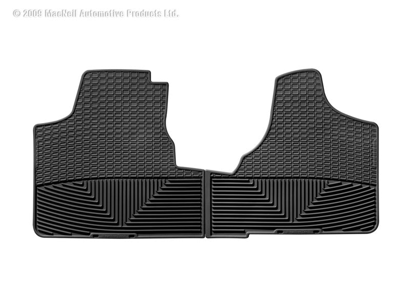 WeatherTech 03 Chrysler Voyager Short WB Front Rubber Mats Black W16