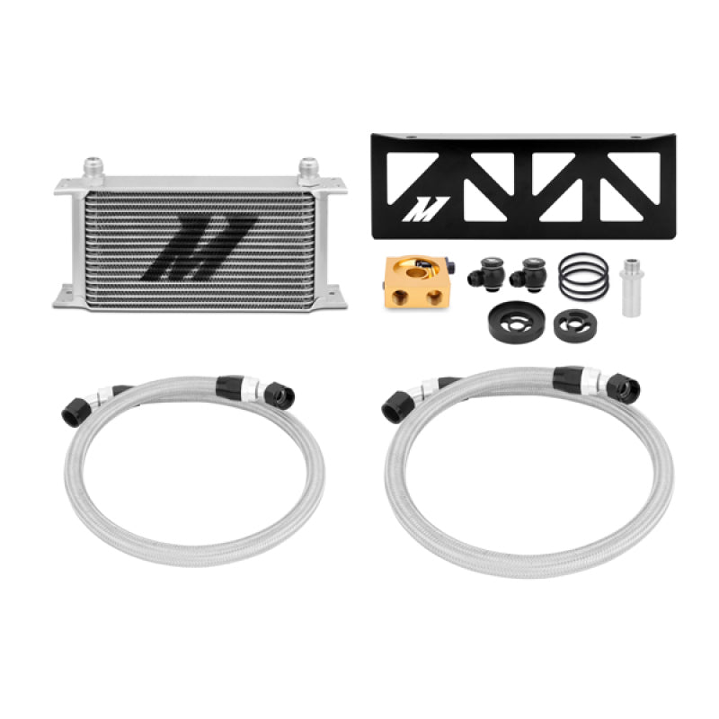 Mishimoto 13+ Subaru BRZ/Scion FR-S Thermostatic Oil Cooler Kit Silver MMOC-BRZ-13T